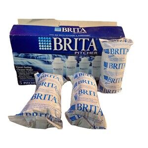 OEM BRITA Pitcher Replacement Filters - 3 Pack From An Opened 5 Pack Ind. Sealed